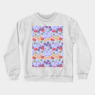 Wildflowers Pattern Crewneck Sweatshirt